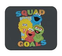 Barrio Sésamo Elmo Character Group Squad Goals - Alfombrilla de ratón fina de perfil bajo