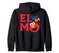 Barrio Sésamo Elmo Cuddle Lindo College Team Classic Varsity Sudadera con Capucha