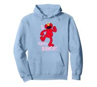 Barrio Sésamo Elmo Happy Dance Nostálgico Amor Corazón Estilo Sudadera con Capucha