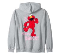 Barrio Sésamo Elmo Happy Dance Nostálgico Amor Corazón Estilo Sudadera con Capucha