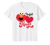 Barrio Sésamo Elmo Love Valentines Corazón Vintage Abrazo Camiseta