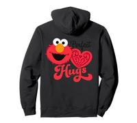 Barrio Sésamo Elmo Love Valentines Corazón Vintage Abrazo Sudadera con Capucha