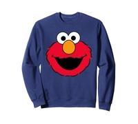 Barrio Sésamo Elmo Retro Comic Cute Face Cuddle Happy Vibes Sudadera