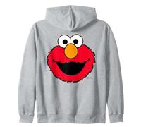 Barrio Sésamo Elmo Retro Comic Cute Face Cuddle Vibes Happy Sudadera con Capucha