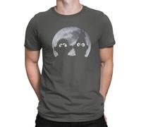 Barrio Sésamo Epi be Blas en Moonshadow Sesame Street Moonnight - Camiseta para Hombre, Gris, M