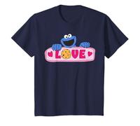 Barrio Sésamo Galleta Monstruo Amor San Valentín Corazón Divertido Camiseta