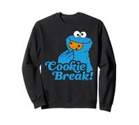 Barrio Sésamo Galleta Monstruo Break Tiempo Trabajo Jugar Clásico Sudadera