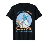 Barrio Sésamo Galleta Monstruo Doctor Pose LOL Clásico De Dibujos Animados Camiseta