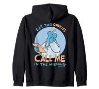 Barrio Sésamo Galleta Monstruo Doctor Pose LOL Clásico De Dibujos Animados Sudadera con Capucha