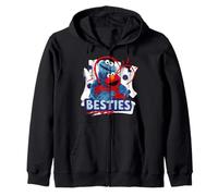 Barrio Sésamo Galleta Monstruo Elmo Mejor Amigo Besties Retro Sudadera con Capucha