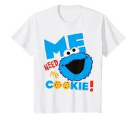 Barrio Sésamo Galleta Monstruo Gruñón Hambriento Diversión Clásico Pose Camiseta