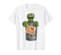 Barrio Sésamo Grouch I Love Trash Hoarder Classic Collector Camiseta