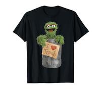 Barrio Sésamo Grouch I Love Trash Hoarder Coleccionista Clásico Camiseta
