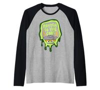 Barrio Sésamo Gruñido Actitud Podrida Día De Basura LOL Clásico Camiseta Manga Raglan