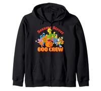 Barrio Sésamo Halloween Boo Crew Trick Treat Scary Fun Retro Sudadera con Capucha