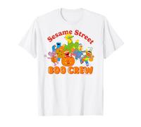 Barrio Sésamo Halloween Boo Crew Trick Treat Scary Retro Fun Camiseta