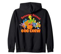 Barrio Sésamo Halloween Boo Crew Trick Treat Scary Retro Fun Sudadera con Capucha