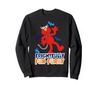 Barrio Sésamo Halloween Elmo Miedo Miedo Diversión Peludo Clásico Sudadera