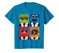 Barrio Sésamo Kids Brothers Blues Elmo Grouch Ernie Monster Camiseta