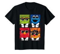 Barrio Sésamo Kids Brothers Blues Elmo Grouch Monster Ernie Camiseta