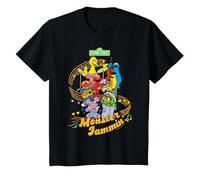 Barrio Sésamo Monster Music Jammin Mejores Amigos BFF Clásico Camiseta