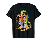 Barrio Sésamo Monster Music Jammin Mejores Amigos BFF Clásico Camiseta