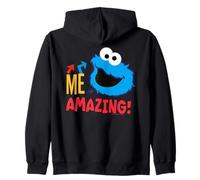 Barrio Sésamo Monstruo Galleta Increíble Pose Clásico De Di Sudadera con Capucha