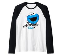 Barrio Sésamo Monstruo Galleta Siempre Fresco LOL Clásico De Di Camiseta Manga Raglan