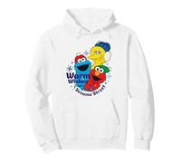 Barrio Sésamo Navidad Big Bird Elmo Cookie Monster Friends Fun Sudadera con Capucha