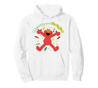 Barrio Sésamo Navidad Elmo Christmas Cuddle Merry Retro Bright Sudadera con Capucha