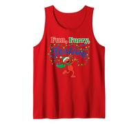 Barrio Sésamo Navidad Elmo Luces Divertidas Deseos Temporales Clásico Camiseta sin Mangas