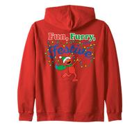 Barrio Sésamo Navidad Elmo Luces Divertidas Deseos Temporales Clásico Sudadera con Capucha