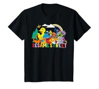 Barrio Sésamo Personaje Arte Buenos Amigos Equipo Pose Clásico Camiseta