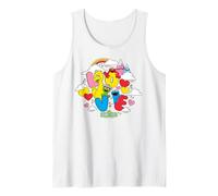 Barrio Sésamo San Valentín Amor Corazones BFF Amigos Retro XOXO Camiseta sin Mangas