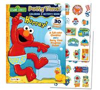 Barrio Sésamo "tiempo de orinal Potty Training para colorear y actividad Set - Con Tabla de progresos y pegatinas de recompensa