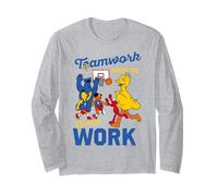 Barrio Sésamo Trabajo en Equipo Dream Work Friends Classic Basketball Manga Larga