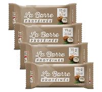 Barrita de proteína Eafit sabor coco 46 g (paquete de 4)
