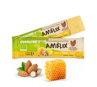 Barrita energética orgánica Amélix Overstim.s - Pasta de almendras, Limón y Miel