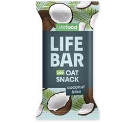 Barrita Lifefood Lifebar Oat Snack kokosový BIO 40 g Sabor: Coco
