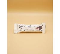 Barrita proteica crunchy chocolate negro y cacahuetes Formato 60 g.