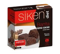 Siken Diet – Barrita sabor crema de cacao con proteínas – 5 x 36 g (180 g)