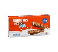 Barritas de chocolate con leche Hacendado rellenas de leche Paquete 16 ud. (200 g) Pack 2