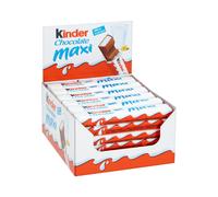 Barritas de chocolate Ferrero Kinder Maxi, 36 unidades de 21 g