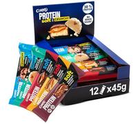 Barritas de Proteínas, Corny Protein,Soft y Crunchy Mix,13,5 gr de Proteínas, 0% Azúcares Añadidos, Ayudan al Desarrollo y Recuperación de la Masa Muscular - Pack 12x45g, Taste the Power