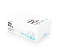 Barritas de proteínas GymBeam MoiMüv, 24 x 60 g, Cookies Cream
