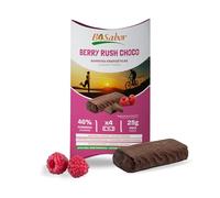 Barritas Energéticas de Almendra Rellenas de Frambuesa y Cobertura de Cacao Snack Saludable 4x25g Barritas Energéticas para Actividades de Alto Rendimiento Ciclismo Trail Runnig | BISABOR