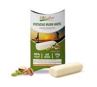 Barritas Energéticas de Almendra Rellenas de Pistacho con cobertura blanca Snack Saludable 4x25g Barritas Energéticas para Actividades de Alto Rendimiento Ciclismo Trail Running | BISABOR