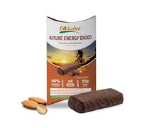 Barritas Energéticas Nutritivas de Almendra con Cobertura de cacao - Snack 4x25g Barritas Energéticas para Actividades de Alto Rendimiento Ciclismo Trail Running | BISABOR