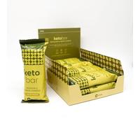 Barritas Keto de Proteína Sin Azúcar de Pistacho y Chocolate Blanco - Bajo en Carbohidratos Alto en Proteínas - Barritas Sustitutivas Comida - Barritas Cetogénicas - Energía y Saciedad - 8 Unidades