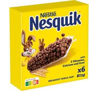 Nesquik Nestlé Barritas de Cereales Nesquik, 6 x 25g